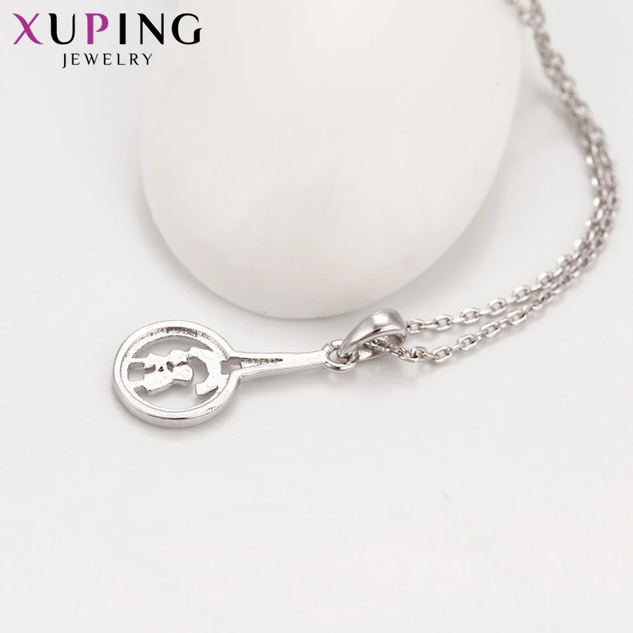 Xuping מגדל אייפל אופנה מעגל השרשרת ynthetic CZ תכשיטים לנשים עיצוב יום האהבה 43425