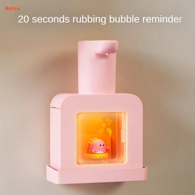 משק בית קיבולת גדולה מצוירת מכונת קצף סבון ילדים סבון מיכל ללא מגע מכונת הקצף נוזל דיספנסרים עבור שירותים