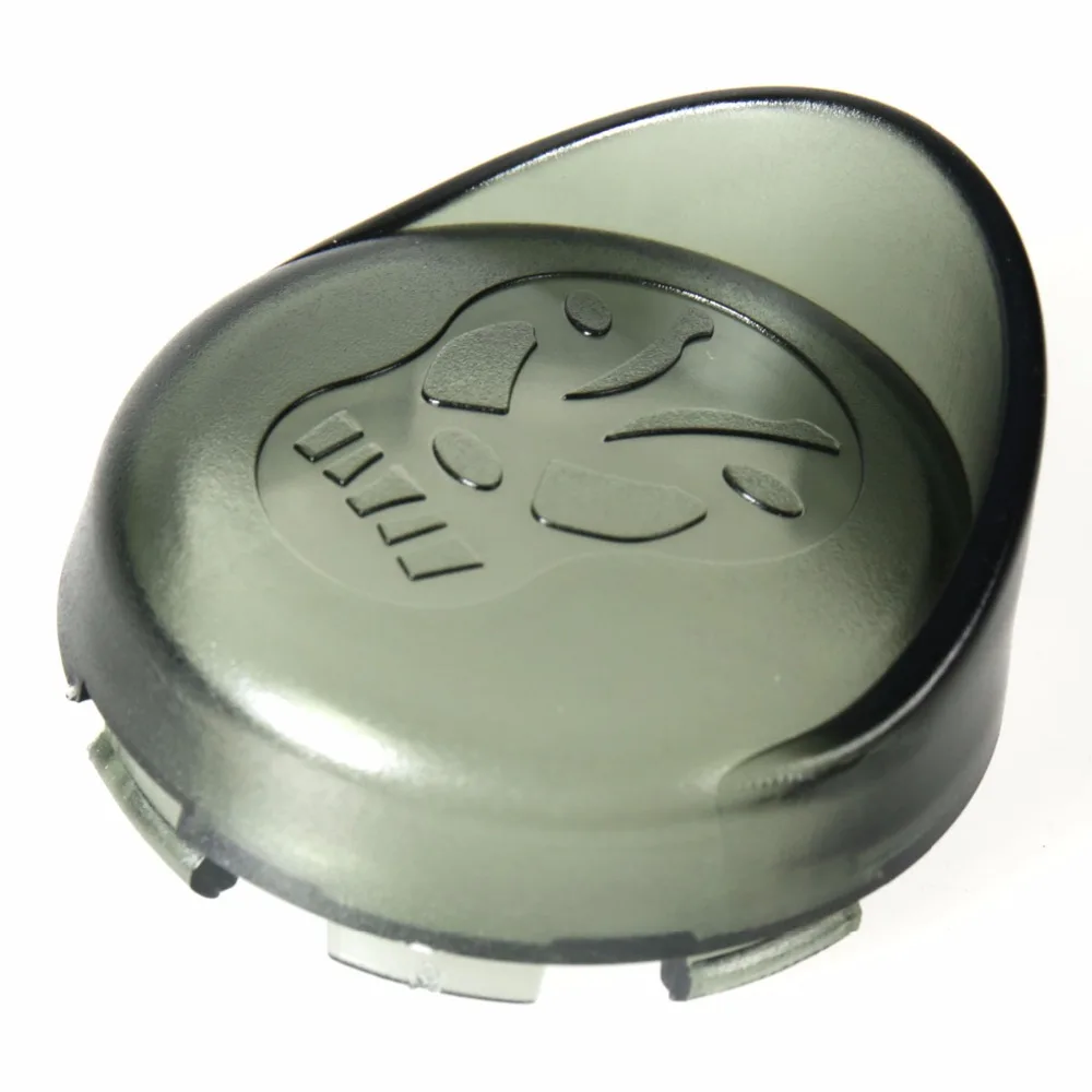 4X Rudyness הגולגולת לקצץ טבעת מגן להפוך אותות אור עשן עדשה עם הנורה על 86-18 הארלי Dyna Softail Sportster
