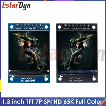 1.3 אינץ IPS 7P SPI HD 65K בצבע מלא LCD מודול ST7735 לנהוג IC 80*160 (לא OLED) עבור Arduino