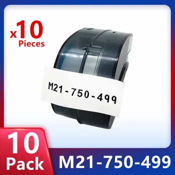 10 Pack M21-750-499 גבוהה בד ניילון מחסנית הסרט סרט על כללי זיהוי,חוט סימון,מעבדה תיוג