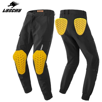2022 Lyschy מכנסיים אופנוע גברים עמיד למים בחורף להתחמם מוטוקרוס ראלי רוכב רכיבה הגנה מכנסיים עם לסה 