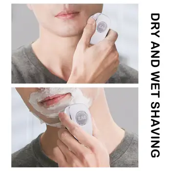 2023 חדש נייד Mini USB אור נטענת זאו מכונת גילוח מכונת גילוח חשמלי הפנים רטוב יבש ללא כאבים פנים זקן מכונת גילוח בשביל לנסוע הביתה.