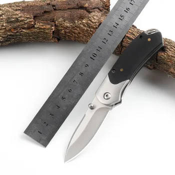 A25 קיפול כיס חיצוני קמפינג מיני סכין 440C להב עץ או G10 להתמודד עם הישרדות טקטי ציד פירות סכינים EDC כלים