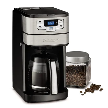 Cuisinart 12 גביע אוטומטי לטחון & Brew מכונת קפה, שחור, DGB-400 לחלוט קר מכונת קפה מכונת קפה נייד