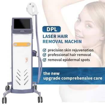 DPL IPL להסרת שיער מהירה קירור לשפר קמטוטים טונר פילינג להלבנת עור התחדשות, מכונת אנכי 2 ב 1