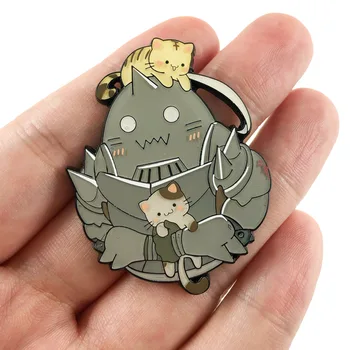 Fullmetal אלכימאי סיכות דש אנימה Pin התיק תגי מתנה לשנה החדשה מנגה סיכות תרמיל תג אביזרי תכשיטים