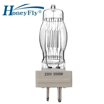 HoneyFly GY16 נחת מנורת הלוגן נורת 120V/1000W 230V 2000W 3000W כמוסה ברור Aero הספינה אור לבן חם