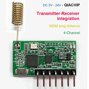 QIACHIP RF ושידור משולב 868Mhz 4CH 4 לחצן מתג שליטה מרחוק על Arduino Uno מודול בית חכם