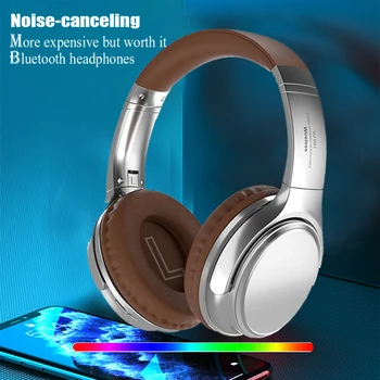 אוזניות על אוזן אוזניות Bluetooth סאב אוזניה אוזניות אלחוטיות עם מיקרופון גדול לכסות את האוזניים עבור מחשב טלוויזיה הטלפונים XiaoMi
