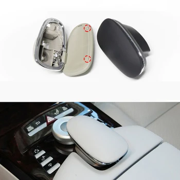 איכות גבוהה רכב פנים במרכז הקונסולה טלפון הרכב כיסוי משענת יד תיבת לקצץ כיסוי עבור מרצדס-בנץ S-Calss לכלי רכב W221 2005-2013