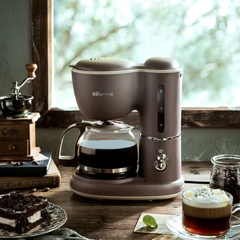 דוב מכונת קפה ביתיים 600ml רב תכליתי טפטוף סוג מיני קטן ומתקנים להכנת תה בועות קומקום חשמלי קומקום חליטה הקפה.