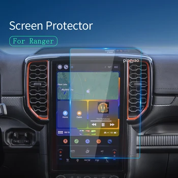 הרכב מדבקות מגן מסך עבור פורד ריינג ' ר 2023 נווט תצוגת מזג זכוכית מגן FilmCar אביזרי רכב