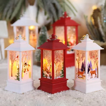 חג המולד הוביל אור הרוח פנס פיות אורות עץ חג מולד קישוט מסיבת שנה החדשה גן עיצוב הבית Navidad גרלנד נואל