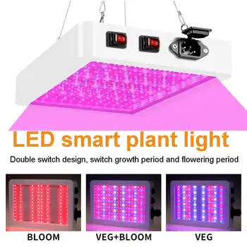 חדש LED לגדול אור 12000W עמיד למים Phytolamp 2835 נוריות שבב פיטו צמיחה מנורת ספקטרום מלא צמח תאורה מקורה זרעים