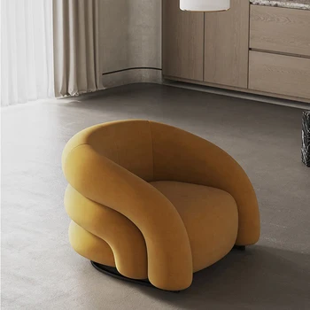טרקלין נייד סלון כסאות סלון נורדי אמצע המאה מודרני זרוע הכורסה בסלון כסאות חדר שינה Poltrona רהיטים