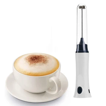 כף יד חשמלי קפה מיקסר ינטור האוטומטי חלב משקה Foamer להקציף שמנת לבישול הבוחש מקצף ביצים עם כיסוי