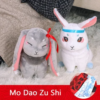 מו Dao Zu שי צעצוע קטיפה וו שיאן Lan וואנג ג ' י הארנב, פרווה של חיות מצוירות חמודות ארנב Cosplay אביזרים אנימציה תודה להבין
