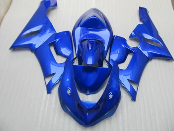 מותאם אישית צבוע Fairing קיטים של קוואסקי נינג ' ה ZX 6R 2005 2006 zx6r 05 06 הכחול פלסטיק אופנוע fairings גוף CN4