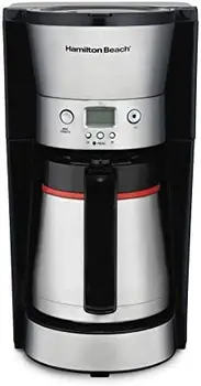 מכונת קפה עם 10 כוס תרמית Carafe, 3 מתבשל אפשרויות, כיבוי אוטומטי & הפסקה ושופכים, פלדת אל-חלד (46899R)