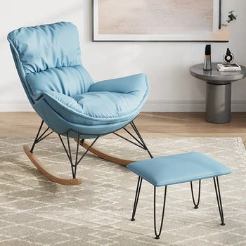 ספה Nordic Lounge כיסא נדנדה משרד בקומה יוקרה איפור כסאות הסלון, חדר האוכל מעצב Sillones ריהוט הבית WWH40XP
