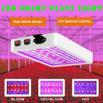 צמח חממה אור אינטליגנטי גבוהה-כוח מייצב צמחי מלא אור Dual-Mode LED צמיחה אור