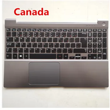 קנדה/שוויצרי/צרפתית/איטליה נייד חדש, המקלדת touchpad palmrest עבור samsung NP700Z5A 700Z5B 700Z5A עם תאורה אחורית