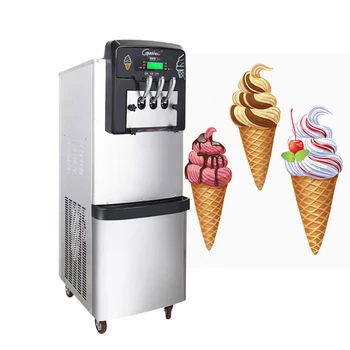 רכה גלידה מכונת מסחרי גלידה סורבה ביצוע אצווה המקפיא מכונת גלידה